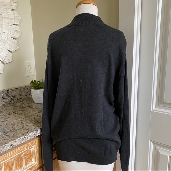 Claiborne Purple Gray Argyle Sweater - Picture 11 of 16